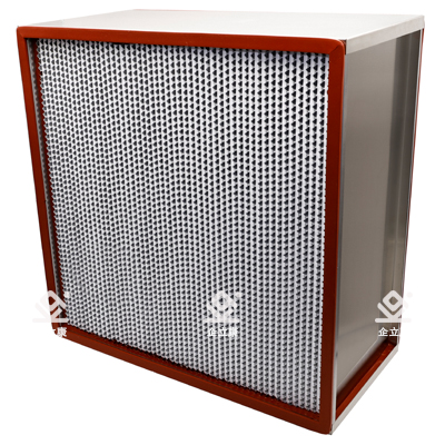 耐高溫有隔板箱式空氣過濾器